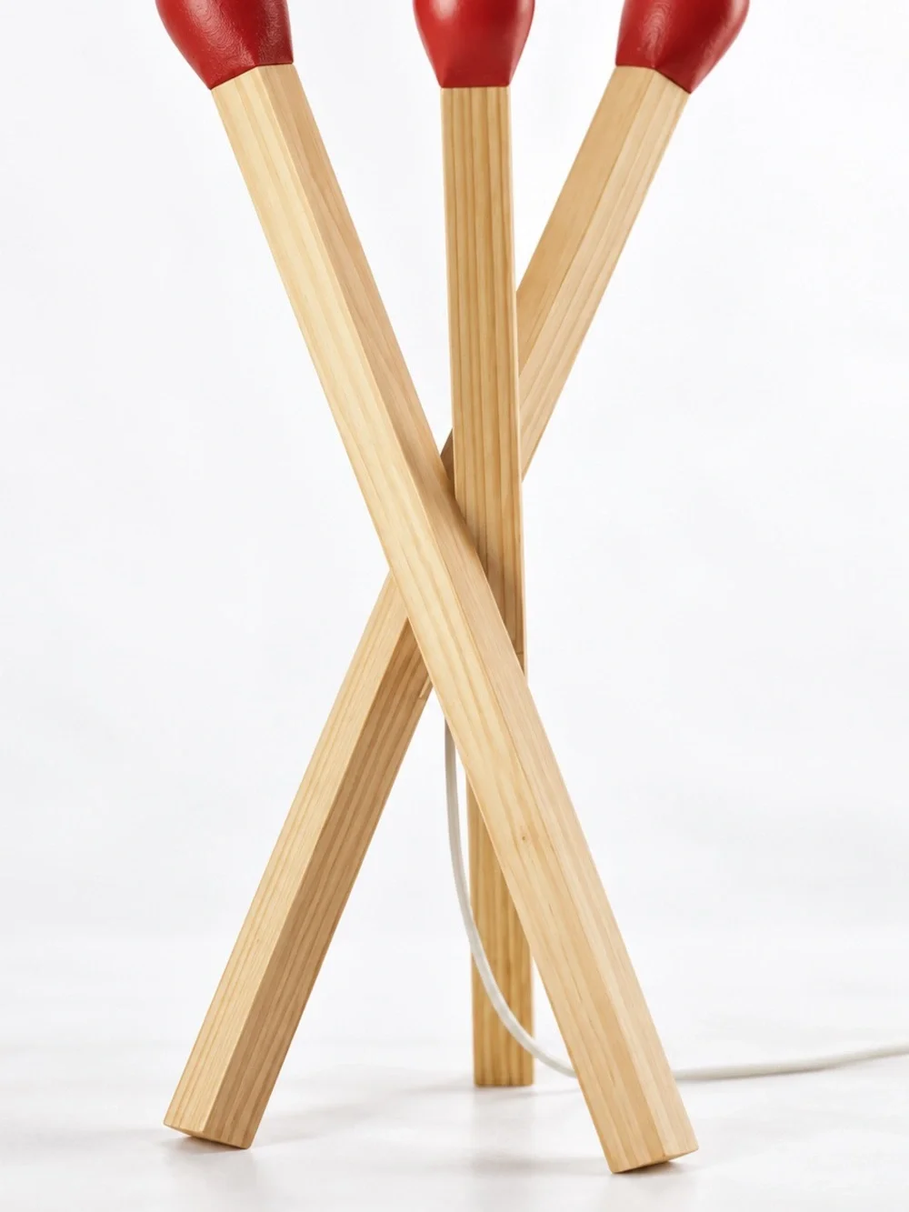 IKEA STRÅLA Matchstick Shaped Wood Floor Lamp - NEW, Fast Shipping!
